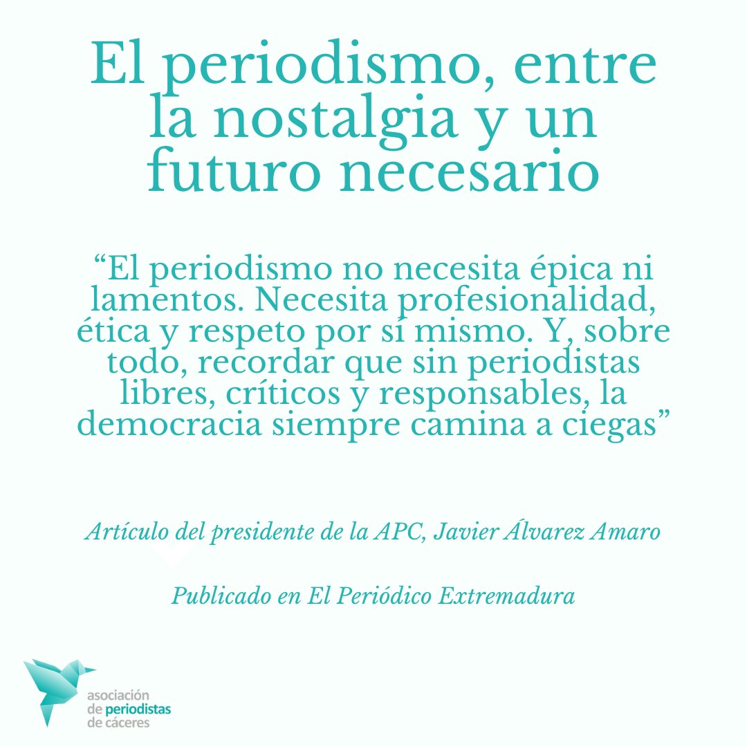 Asociación de Periodistas de Cáceres tweet media