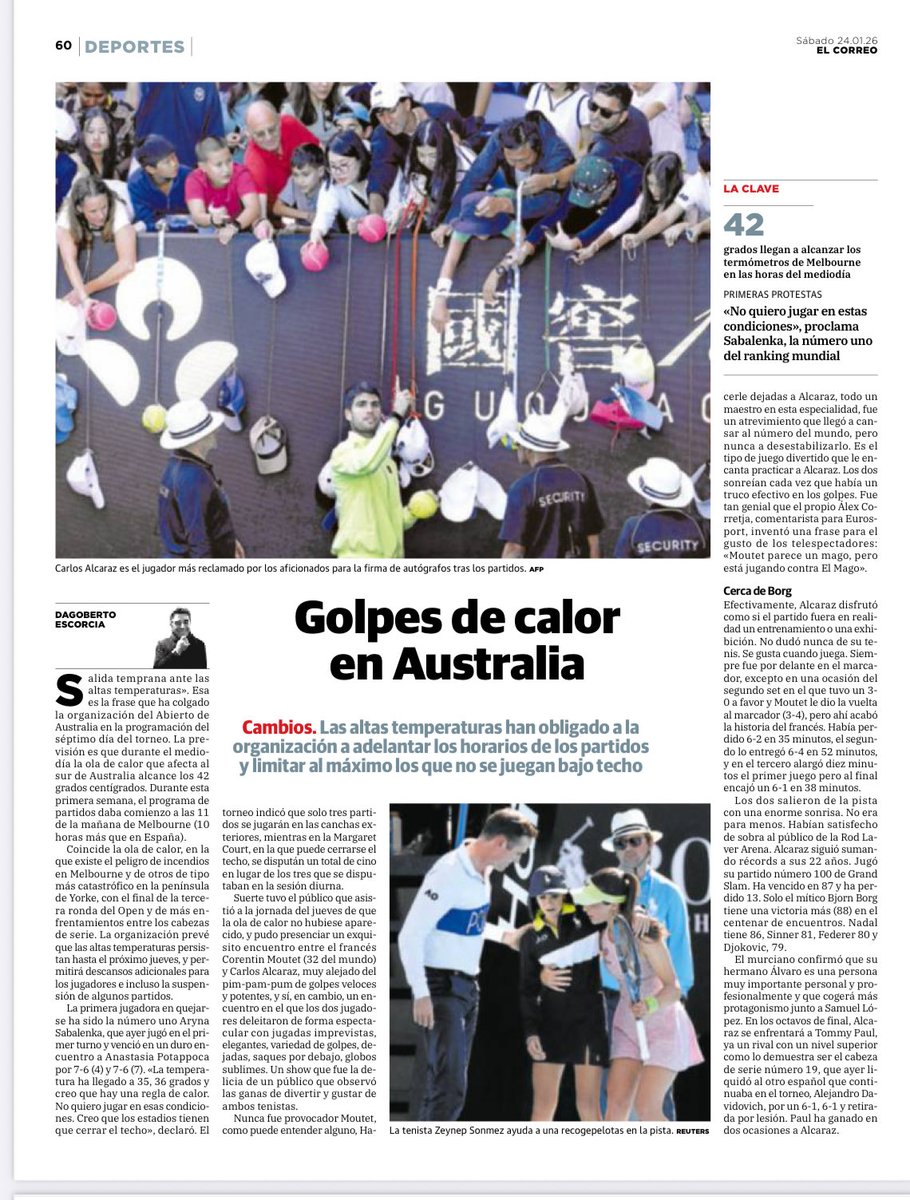 Pura magia en el Alcaraz-Moutet