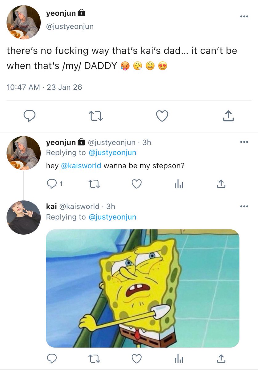 choiwhyjay's tweet image. 🐰🦊 where kvi posts pictures of his dad (sbn) and yjn is Very Interested