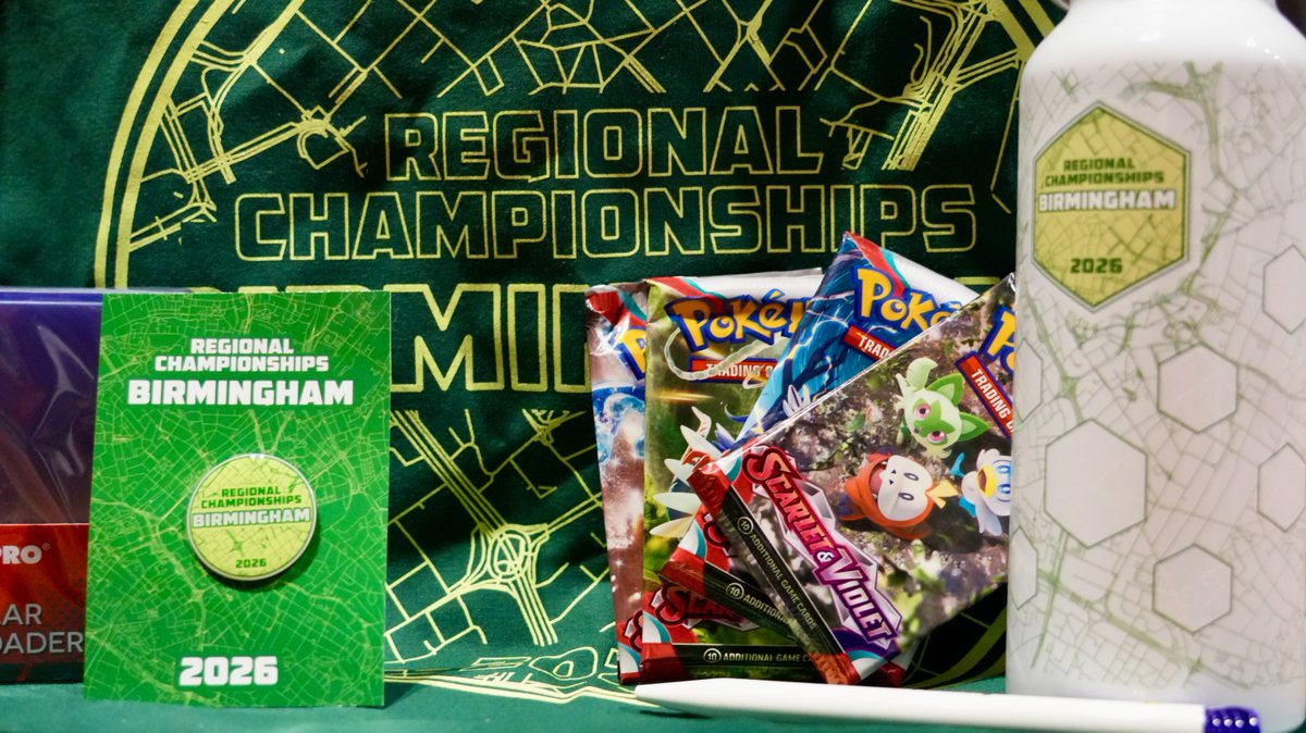 fanfinity_pkm's tweet image. Win a Premium Goodie Bag from the Birmingham Pokémon Regional Championships plus 10 booster packs! Just

✨ follow us @fanfinity_pkm
✨ retweet this post

We will select one lucky participant on Monday, 26 January at 11:00am CET who will get the goodies shipped to their house!