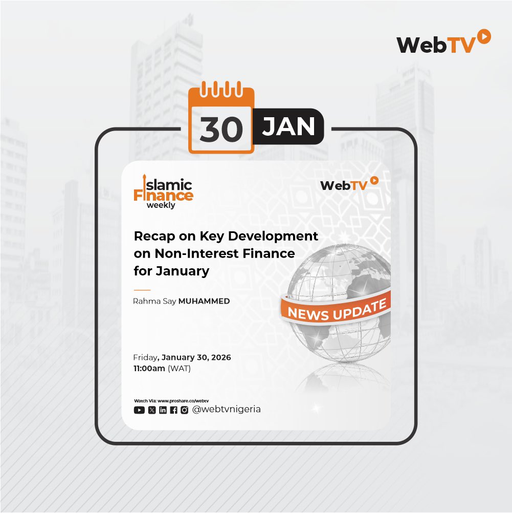#WhatToExpect: Check the slides to see our programmes and event schedule for next week.

#EconomyAndPolitics
#WebTVFocus
#IslamicFinanceWeekly 
#WebTVNigeria