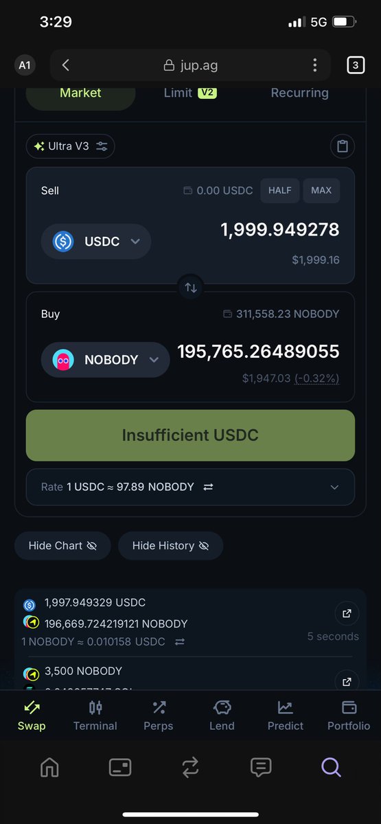 Fiat  —> usdc —> $nobody . Rinse and repeat.