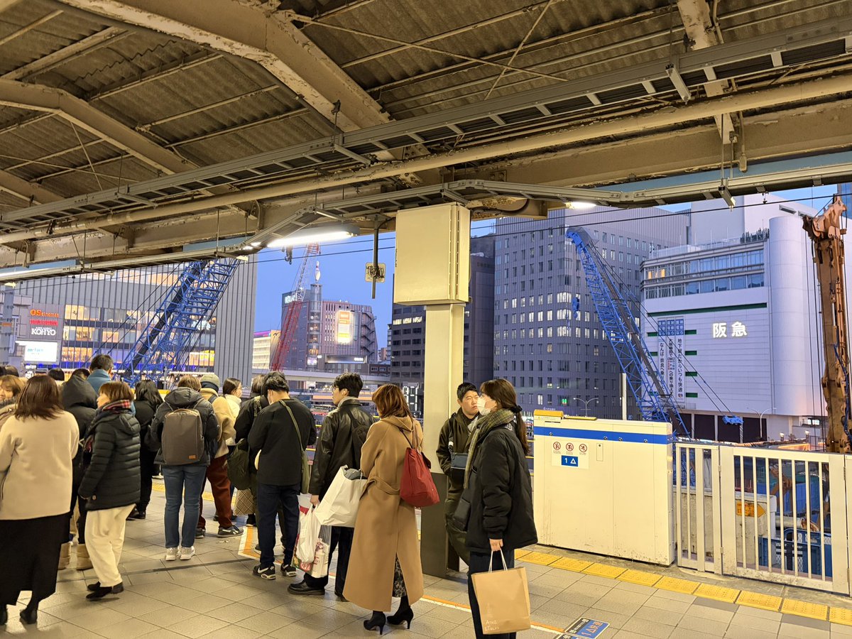 ytmctrp's tweet image. 三ノ宮駅から神戸阪急やミント神戸が眺められるのもあとわずかだなぁ