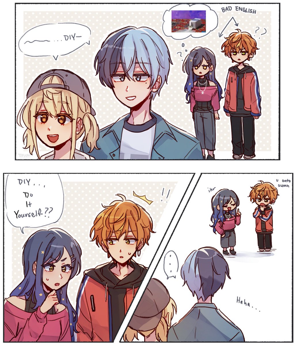 two dumb bitches telling each other 