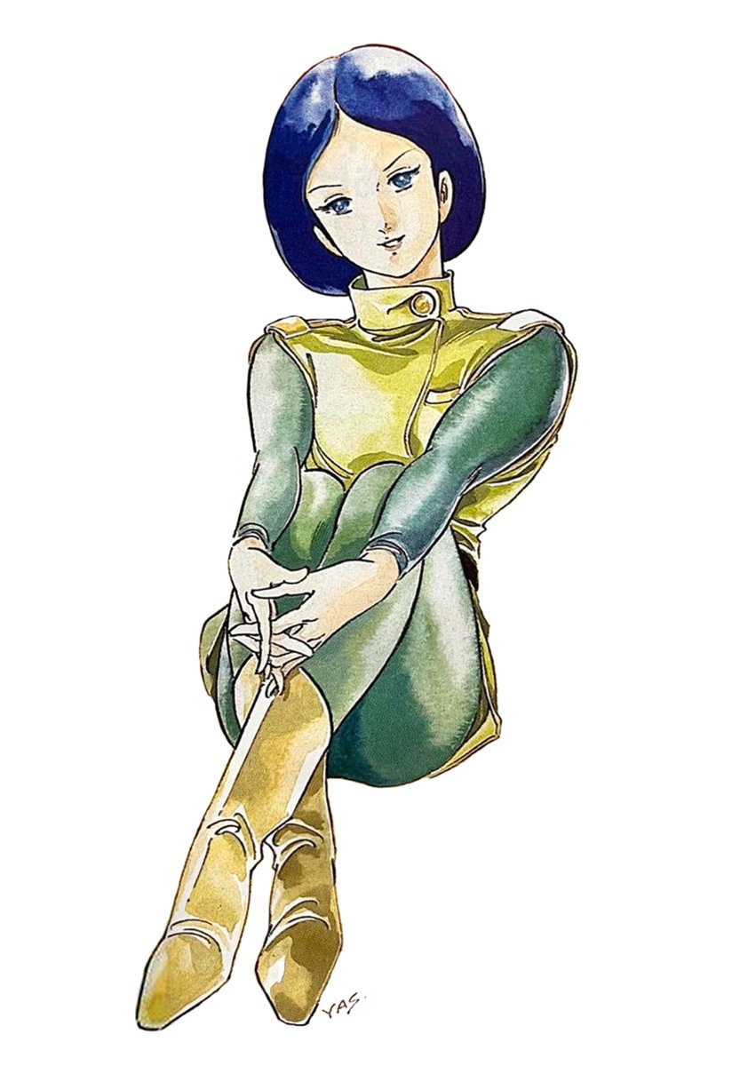 Zガンダム #北爪宏幸 #安彦良和 当時描かれた、数少ないエマの安彦