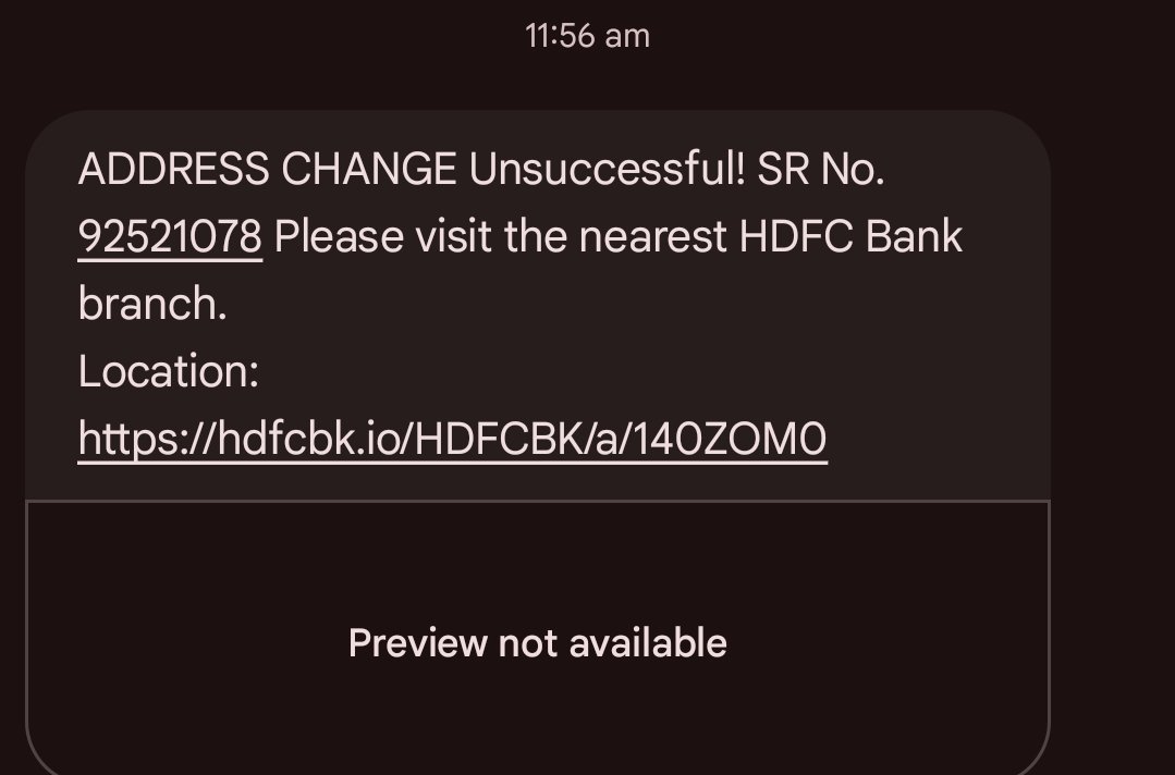 e_ganesh's tweet photo. @HDFCBank_Cares https://t.co/9xMVhm4SQ6