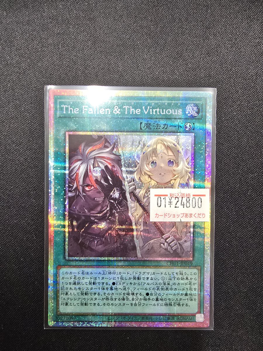 遊戯王OCG The Fallen & The Virtuous　プリシク 遊戯王OCG The Fallen & The Virtuous プリシク The Fallen Virtuous