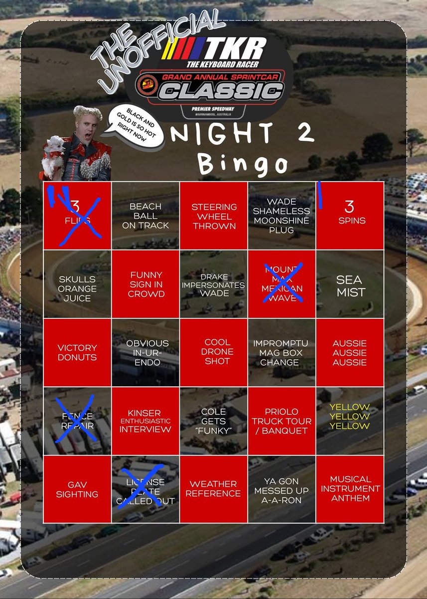 Millsy almost has us there 😂

#ClassicBingo #53GASC