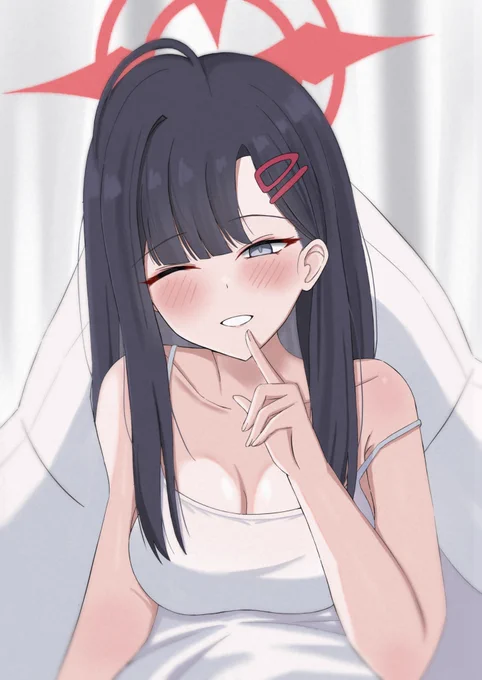 #ブルアカ #BlueArchive 寝起きにイチカに襲われた