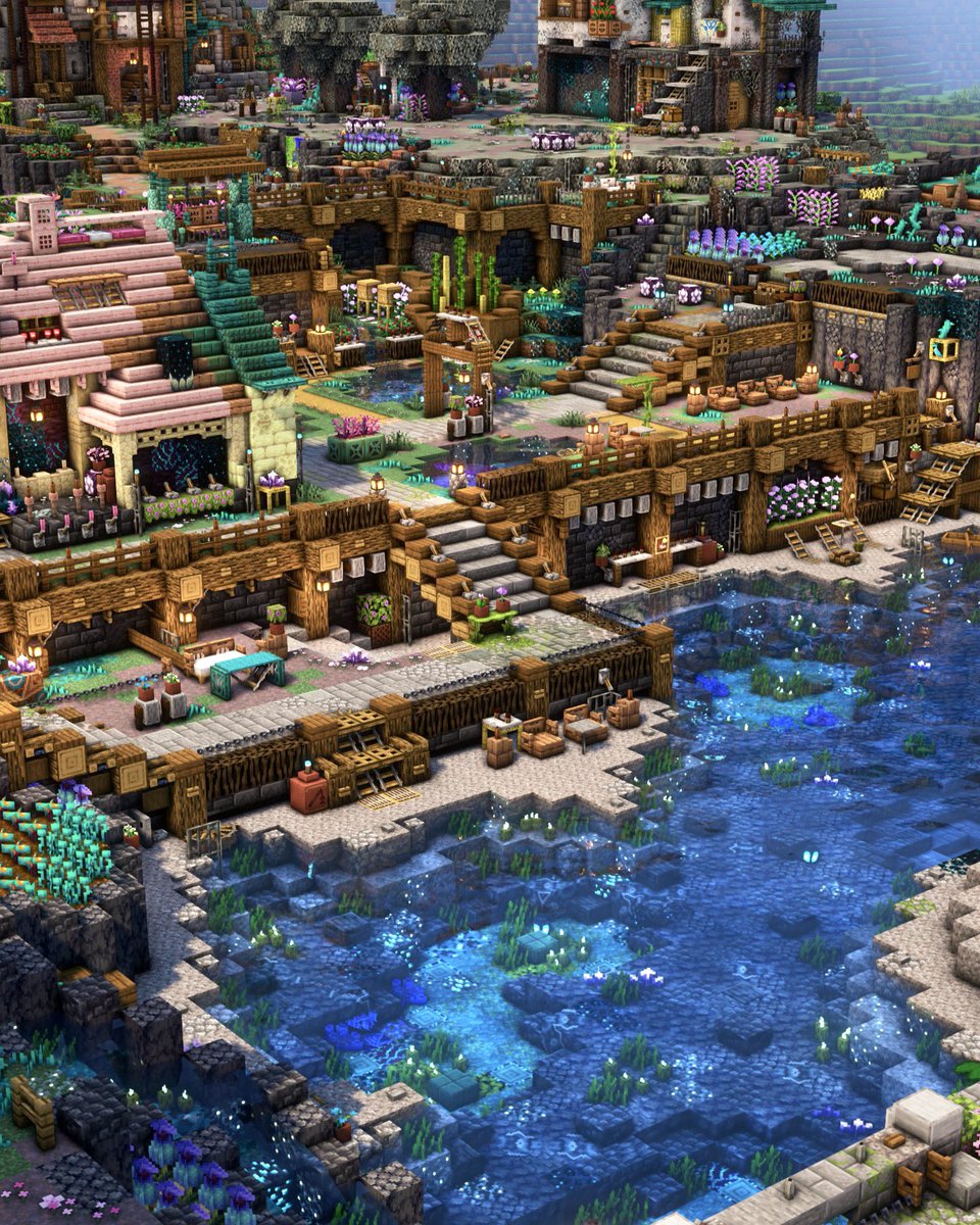 川と道
#Minecraft