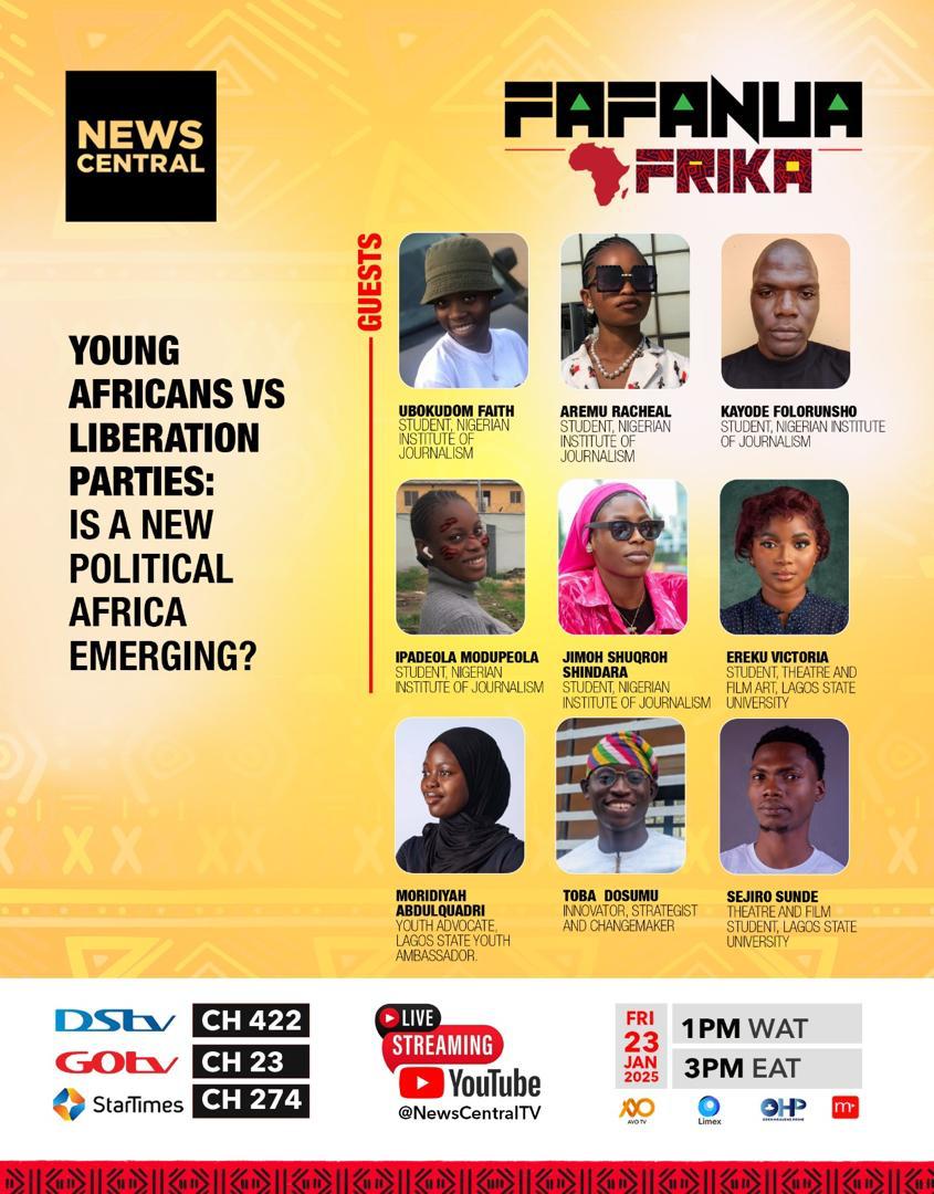 Thank you for having me on your TV. It's a pleasure to share insightful discussion along young people.