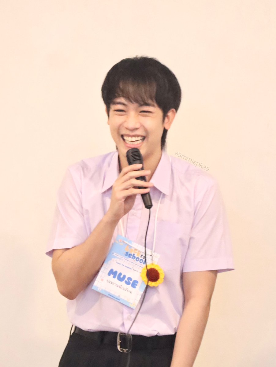 aammiepkaa's tweet photo. ความสดใสประจำงานวันนี้ค้าบบ พี่ประธานนักเรียนยิ้มหวานเยย😆✨ 

.

24.01.26
@muse_np #แมวมิวซ์ 
#BackToSchoolWithMuse https://t.co/ZOtqg8r2T1