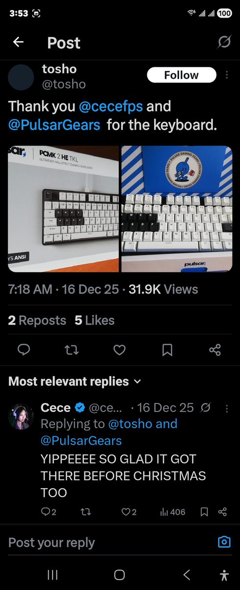 icospawn's tweet photo. @PulsarGears Sponsor of cece???? https://t.co/JebHMXUUrE