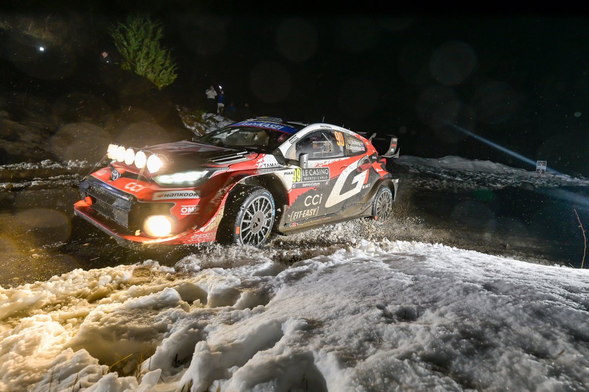 Oliver Solberg and Elliott Edmondson are leading Rallye Monte Carlo after Stage 11! #WRC #RallyeMonteCarlo
