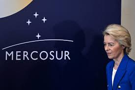 Ursula gaat toch door met #Mercosur-akkoord, ondanks blokkade in EU Parlement. Dat heet nou #democratie in de EU..