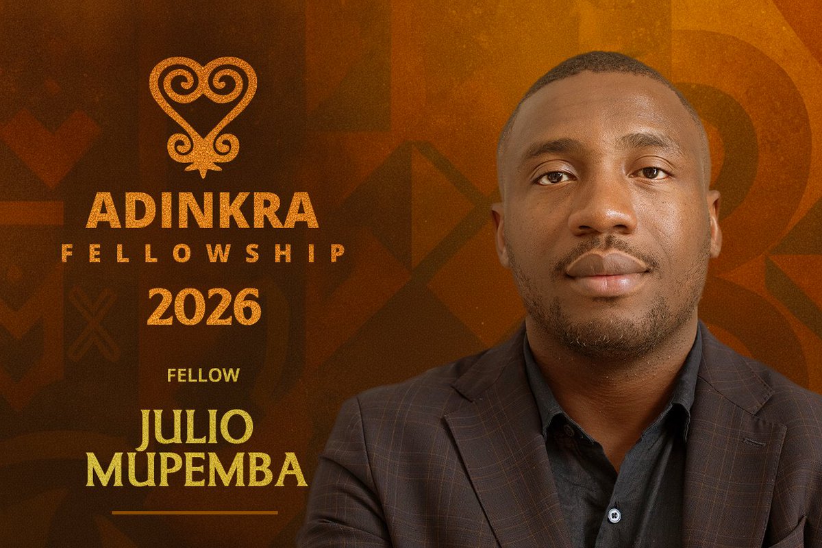 Introducing Julio Dibwe MUPEMBA, ADINKRA Fellow 2026 (DR Congo / Senegal). Impact finance leader connecting African entrepreneurs to sustainable capital. Co-founder of Africa Finance Bootcamp; structuring debt, equity and grants to strengthen inclusive investment ecosystems.