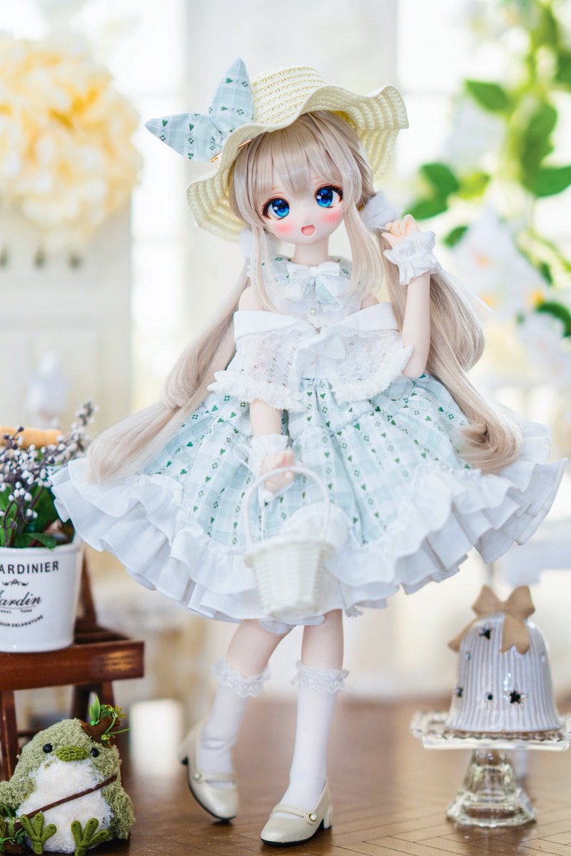 ✤₊˚₊ꕤ₊⊹「朝露の庭💐」⋆˚｡⋆ꕤ₊˚₊✤

( ˘͈ ᵕ ˘͈♡) 🌼 🌱

#mokuっ子
#木茶動物園
#アイドール名古屋