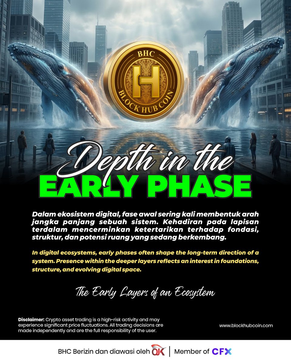 bhcofficial_id's tweet photo. Masuk lebih awal, pahami fondasi, dan ikut membentuk arah ekosistem sejak awal. π
#EarlyPhase
#DigitalEcosystem
#BlockchainInnovation
#BHCCommunity
#CryptoIndonesia https://t.co/GS2KW6LyAP