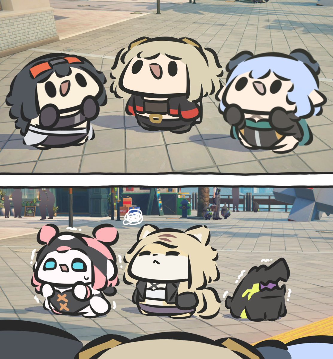 KW7MD8FEWT7lMXx's tweet image. Three People, Three Extinctions

#ゼンゼロ  #zzzero