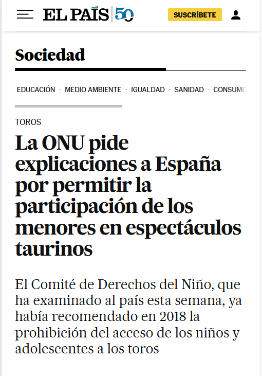 Galapagar permite el acceso a los toros a los niños y niñas, vulnerando sus derechos y llevándolos a espectáculos salvajes

El equipo de gobierno de Carla Greciano lo permite y promociona con su escuela para los más pequeños
