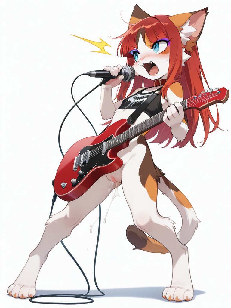 ProjectTail's tweet photo. I am conceptualizing Janet being a screamo singer in a screamo band.
Her anger comes from her frustration due to her unexpected clitoral erections. https://t.co/I9dE0rC5nM