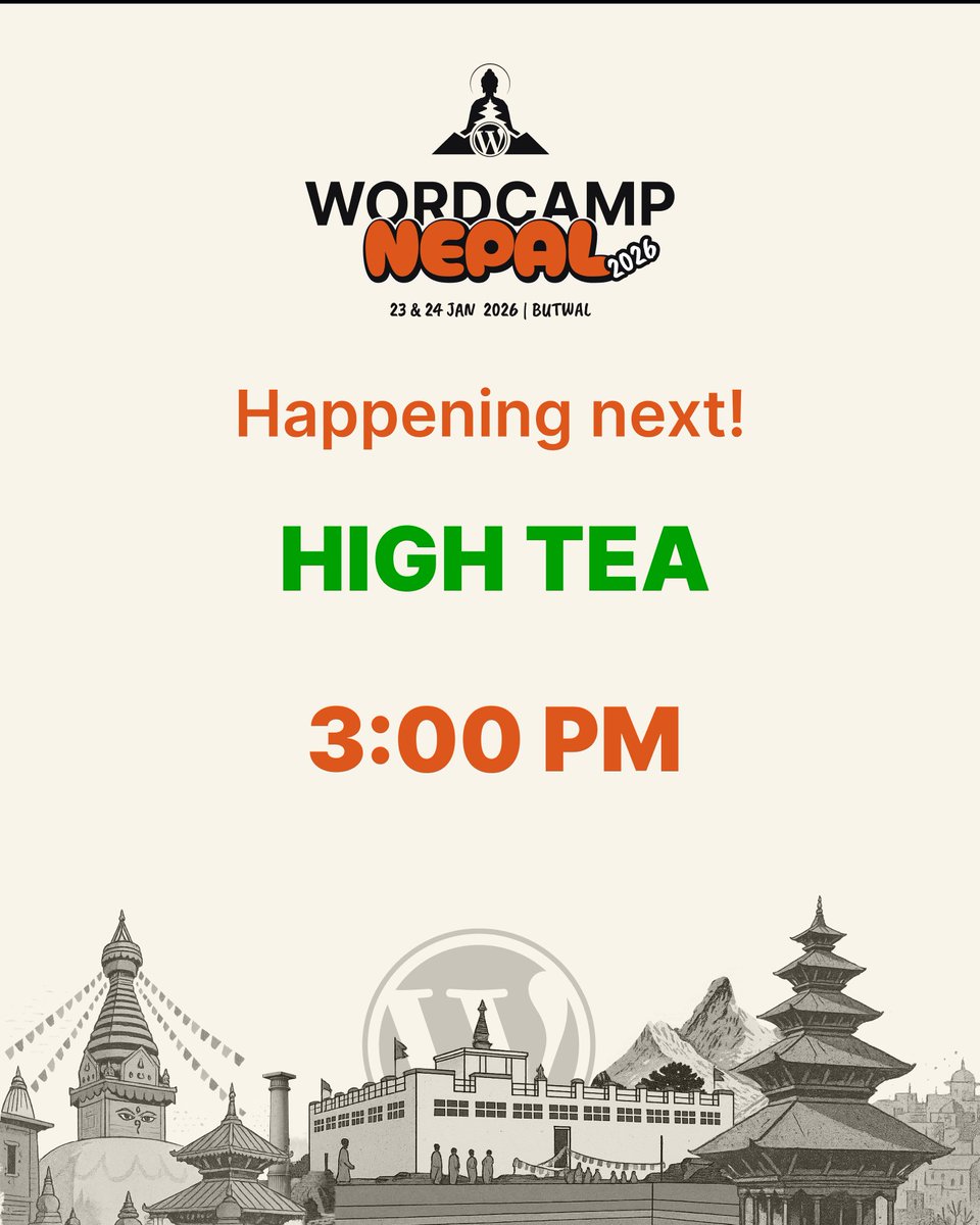 WordCamp Nepal (#WCNP) tweet media