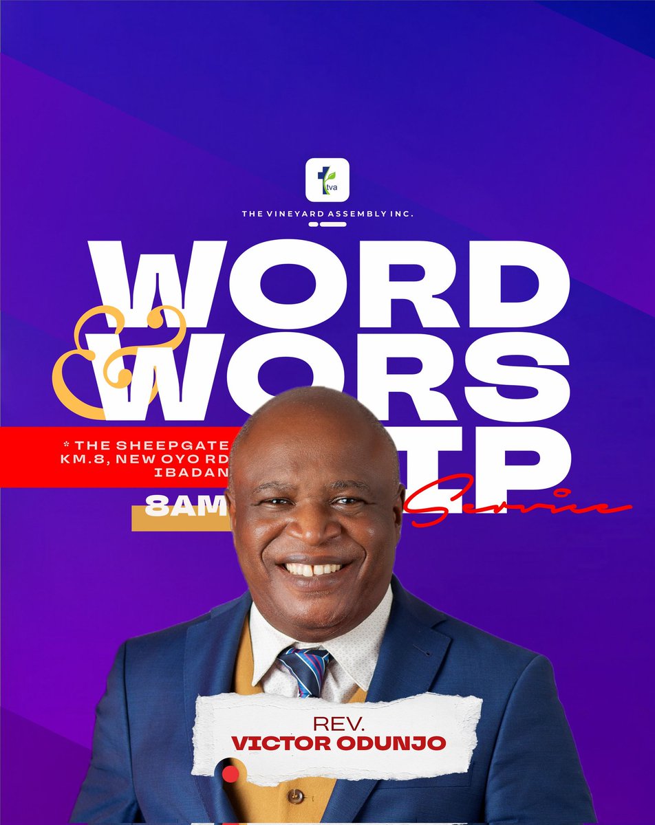 We don't want you to miss God's blessings on your field through His word. So, join us again this Sunday, 25th January, 2026, at The Sheepgate, km 8 New Oyo road, by 8 am, for the concluding part of this glorious service.

#tvadynasty
#tvanigeria
#rain
#wordandworshipservice