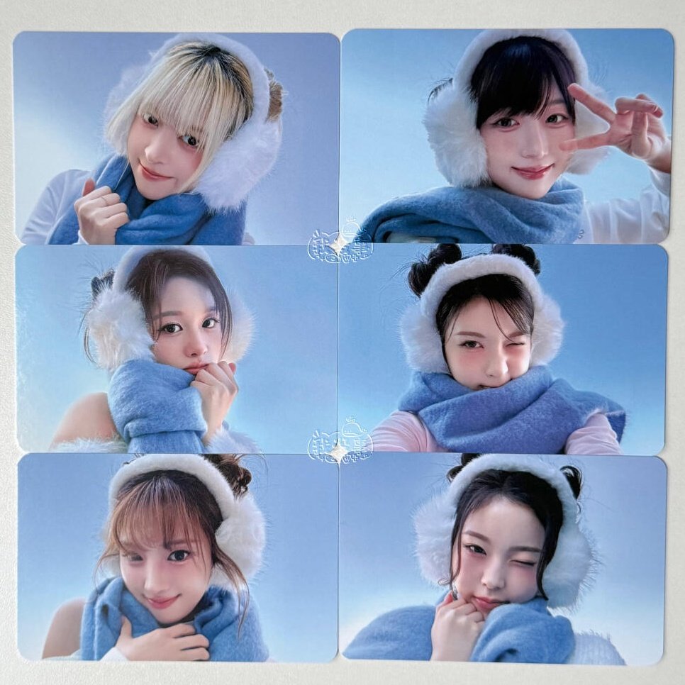 nmixxpics_'s tweet image. WINTER NMIXX PHOTOCARDS