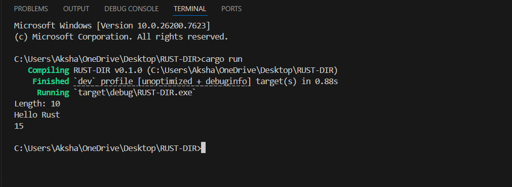 AkshatU07822878's tweet photo. Learning Rust ownership & borrowing🦀
Finally clicked why Rust prevents dangling pointers & data races at compile time.
Ownership → one owner
Borrowing → many reads OR one write
Feeling more confident with safe systems programming 🚀
#RustProgramming #Web3 #LearningInPublic https://t.co/FUEj9JMNrU
