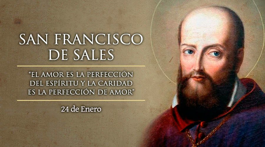 SANTORAL SALESIANO |

Hoy, 24 de enero, celebramos la Festividad de San Francisco de Sales.

Don Bosco se fijó en él, teniéndolo como modelo en su vida y acción apostólica, siendo así su fuente de inspiración de espiritualidad.

#ADMAAlmería
