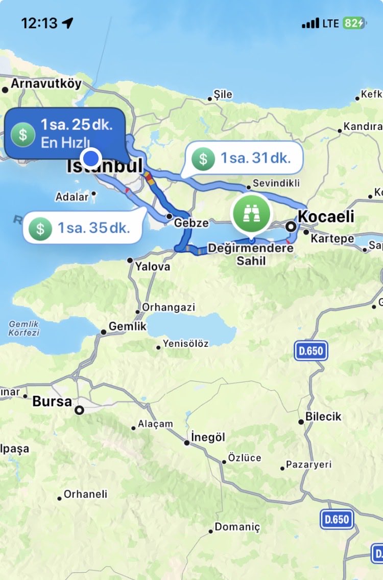 Navigasyonlara adres girince illa paralı seçeneklere yönlendirmesi…🤔🤔🤔