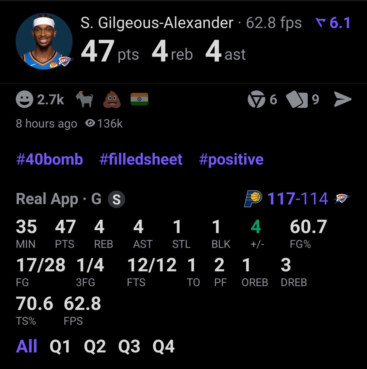 Cap14Alonso's tweet image. terceira vez seguida que eu vou dormir e o Shai mete um masterclass