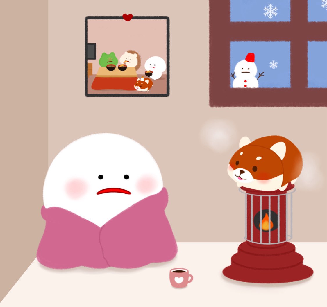 寒い日は おうちで ぬくぬく🔥

 #イラスト #illustration #絵描きさんと繋がりたい #冬の創作クラスタフォロー祭り