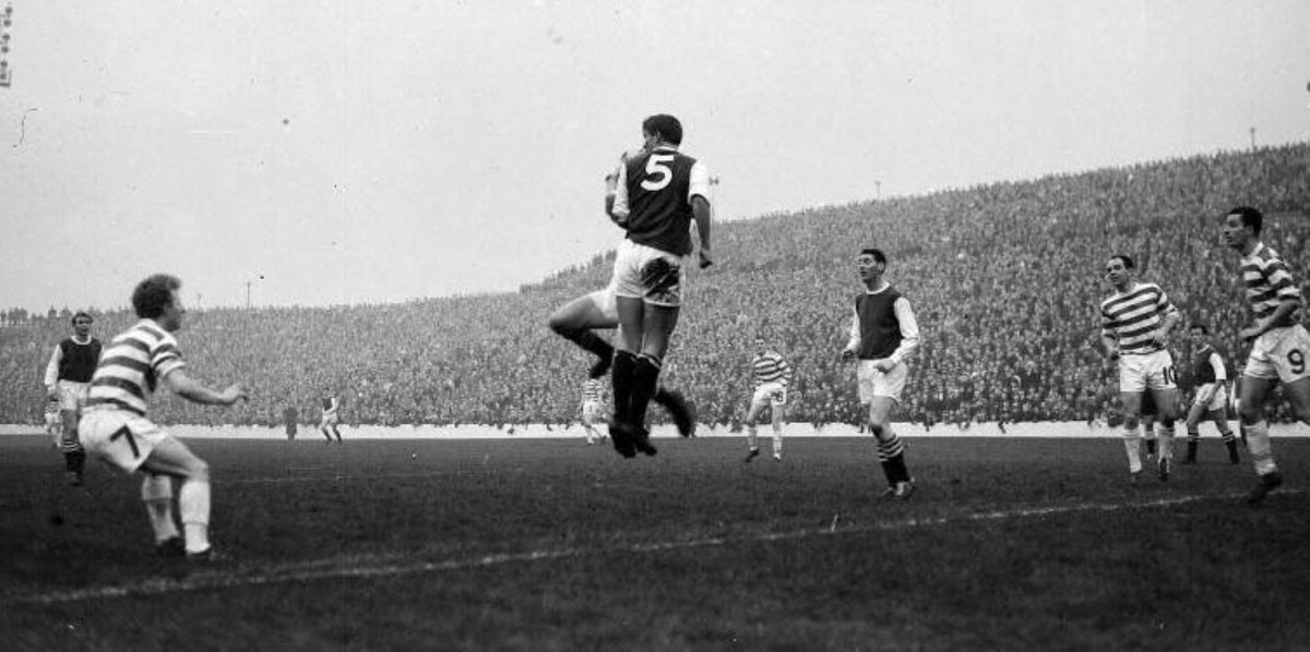 H is for Hibernian. Here's a pic from 1963 at Easter Road showing a very young Jimmy Johnstone. You can also see that magnificent giant terracing which ran length of the pitch. Some sight when it was full to capacity.