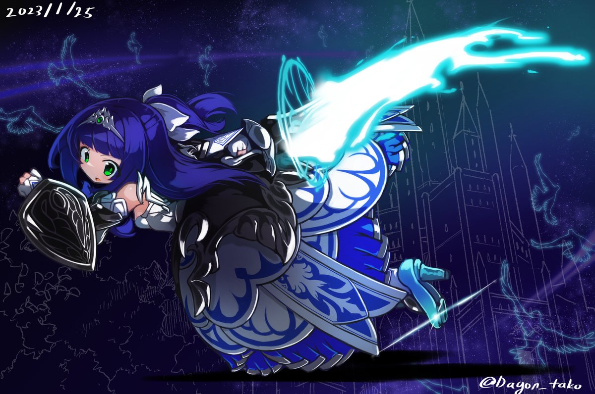 過去絵のエイシェンちゃん👀(リヨンちゃんとは別人 