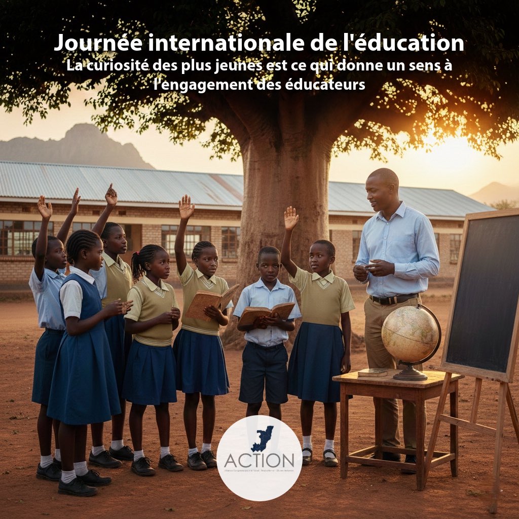 actioncongo_'s tweet photo. Journée internationale de l’éducation 2026 avec pour thème « le pouvoir de la jeunesse dans la co-création de l'éducation » https://t.co/4xsFs2lS9p