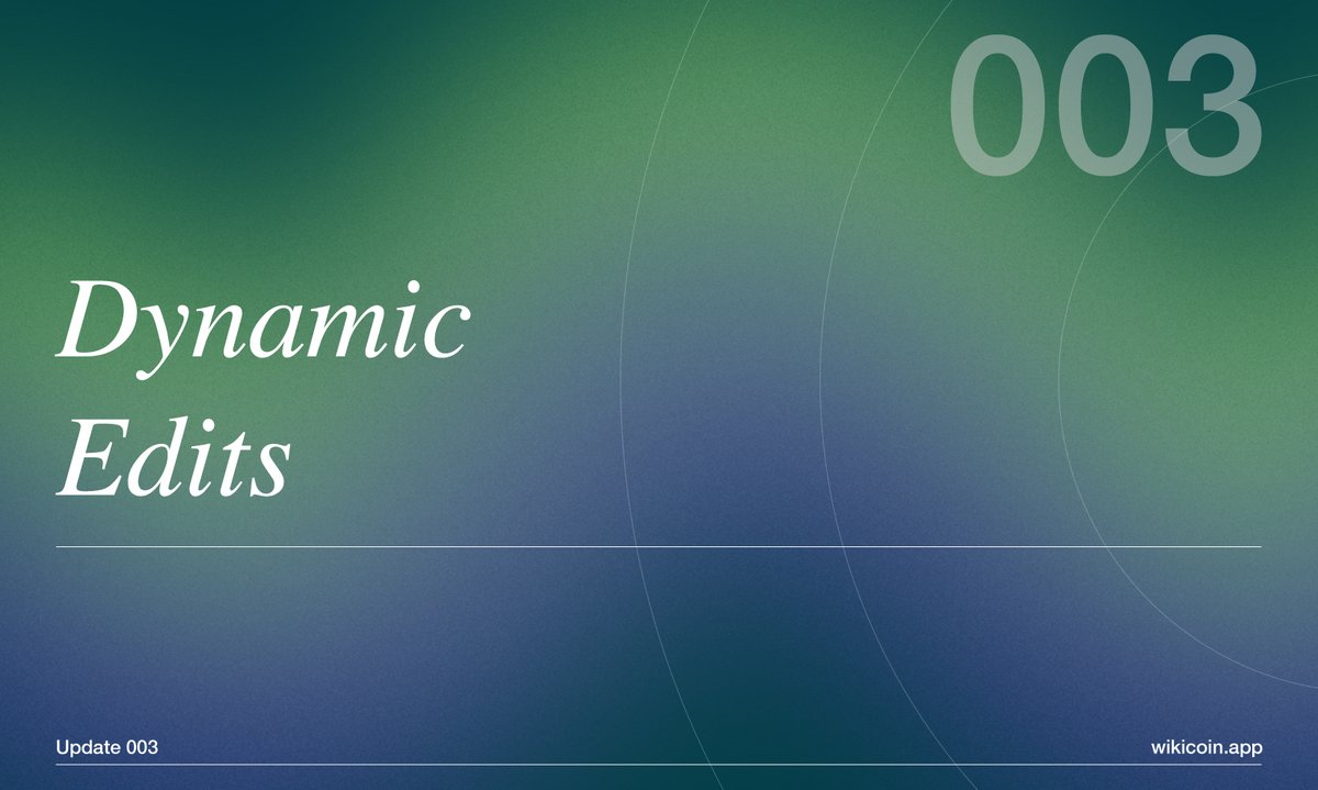 WIKICOIN 🌍 (@wikicoinxyz) / Posts / X