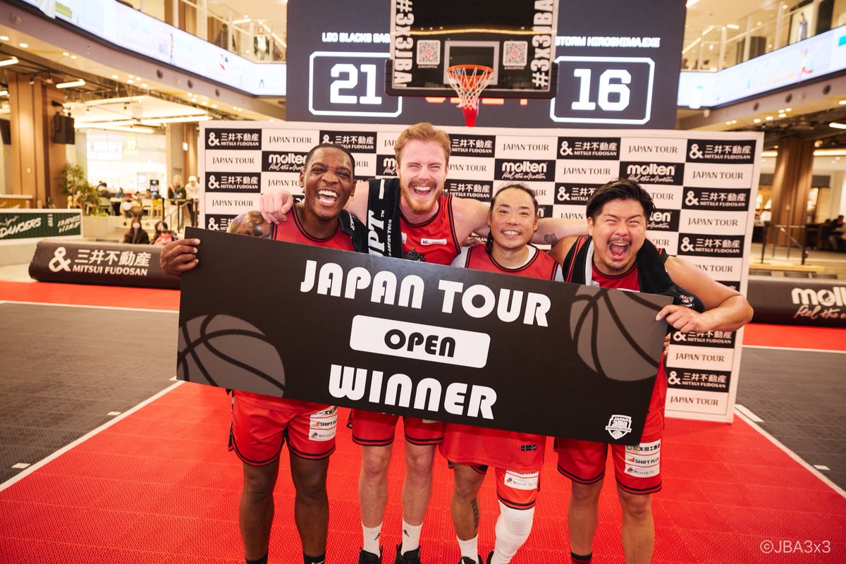 #JPT2025
【1.24｜GAME RESULT】
🏆OPEN MEN - Final🏆

LEO BLACKS SAGA 21 - 16 3STORM HIROSHIMA.EXE

#JBA3x3 #MEN3x3#CHAMPIONS