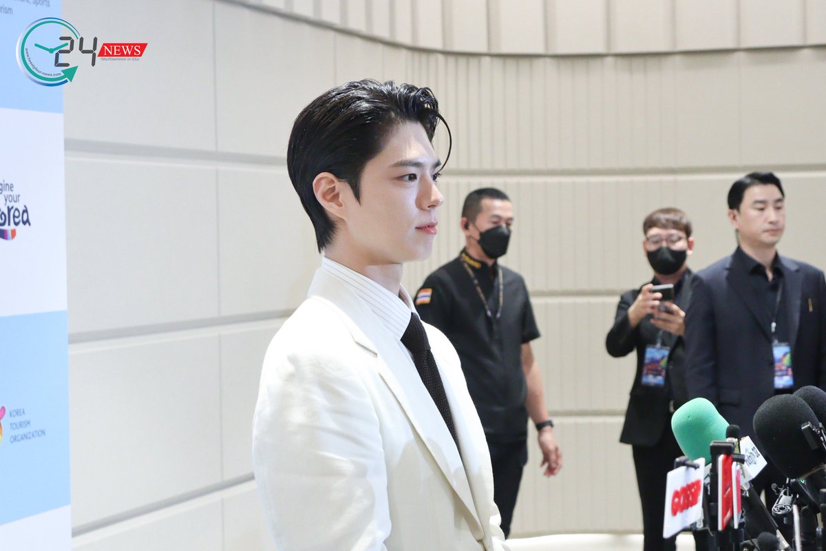 _twentyfournew_'s tweet image. #พัคโบกอม ช่วงสัมภาษณ์น่ารักมากๆๆ

#KoreaTourismShowcase2026
#ParkBoGum #พัคโบกอม  #박보검