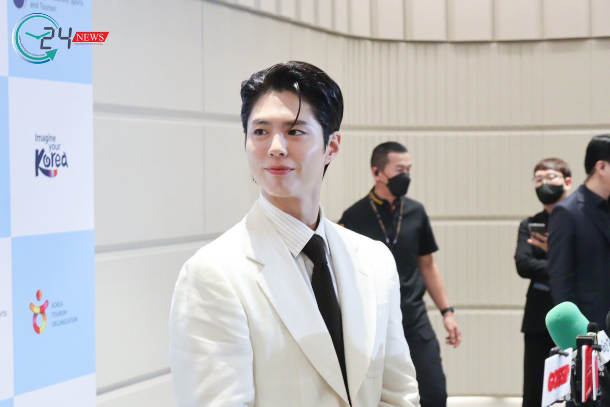 _twentyfournew_'s tweet image. #พัคโบกอม ช่วงสัมภาษณ์น่ารักมากๆๆ

#KoreaTourismShowcase2026
#ParkBoGum #พัคโบกอม  #박보검