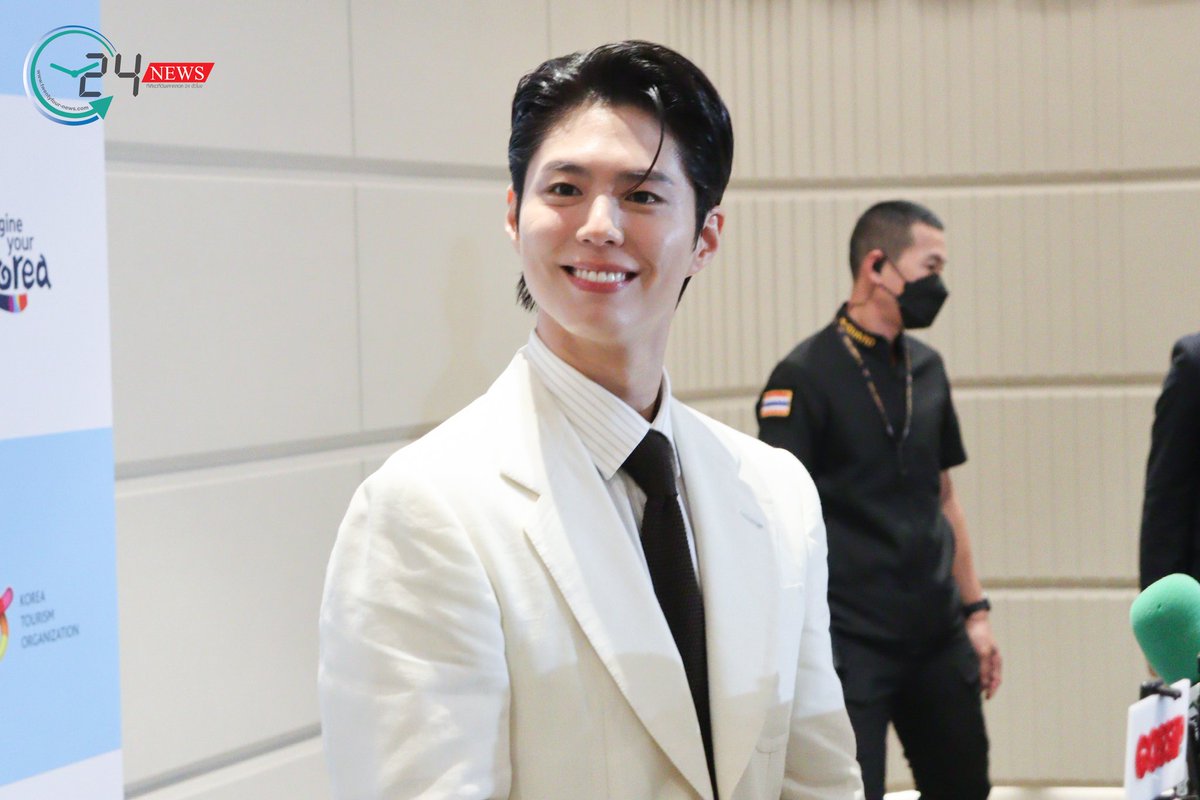 _twentyfournew_'s tweet image. #พัคโบกอม ช่วงสัมภาษณ์น่ารักมากๆๆ

#KoreaTourismShowcase2026
#ParkBoGum #พัคโบกอม  #박보검