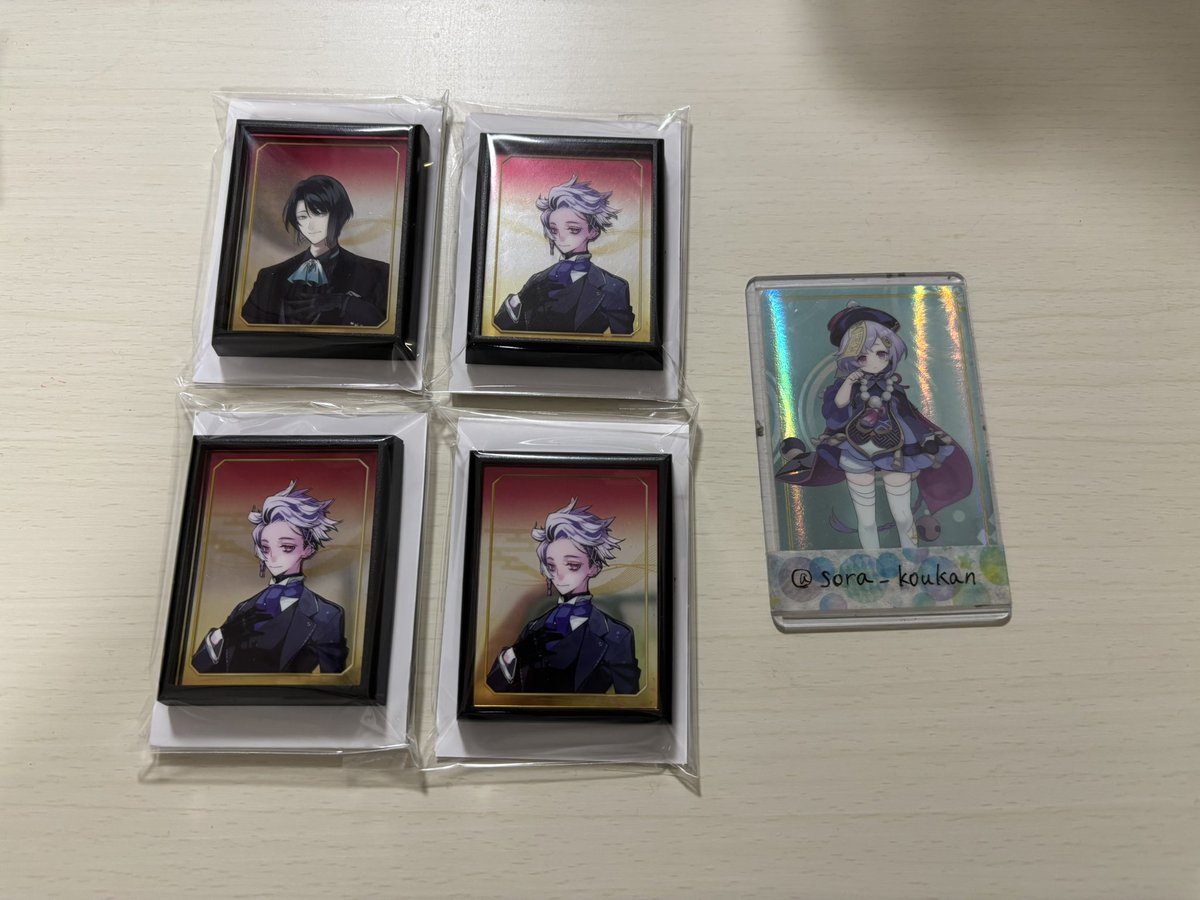 異種交換 譲渡】 刀剣乱舞 大本丸博 祝装 アクリルミラーマグネット 譲