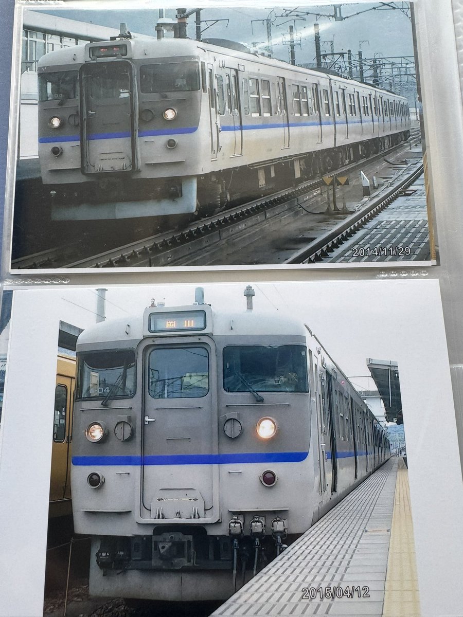 岡山から少数福知山へ、転属されクハ111-300番代方転改造の、クハ115