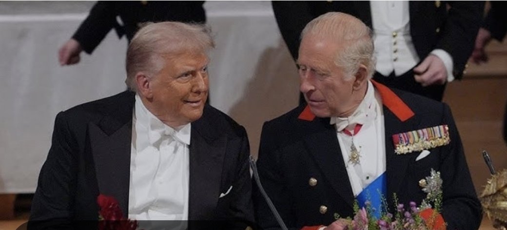 narindertweets's tweet image. After the disgraceful remarks Trump said about our armed forces.
LBC are currently discussing with various experts how King Charles MUST go to America and have a litte word with Trump and repair any damage 
Seriously??!?! We just spent MILLIONS on a state banquet for the twat and…