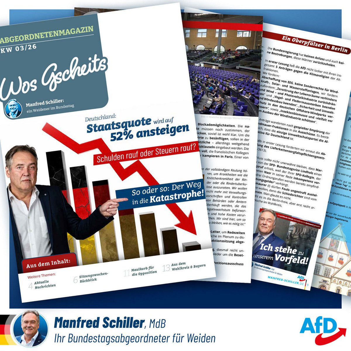 ManfredAfD's tweet photo. Lest "Wos Gscheits" 😉 Die neueste Ausgabe findet ihr hier:
https://t.co/pDcSyJOwVU
PDF:
https://t.co/SvDE2j7Q2C https://t.co/XcYBGFk1qI