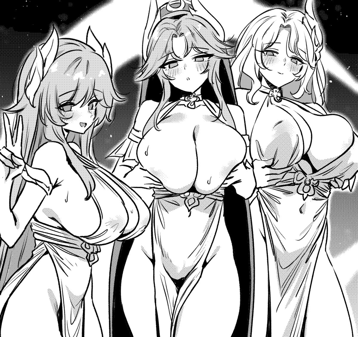 三月の女神 アリア、カノン、ソネット
#原神  #GenshinImpact