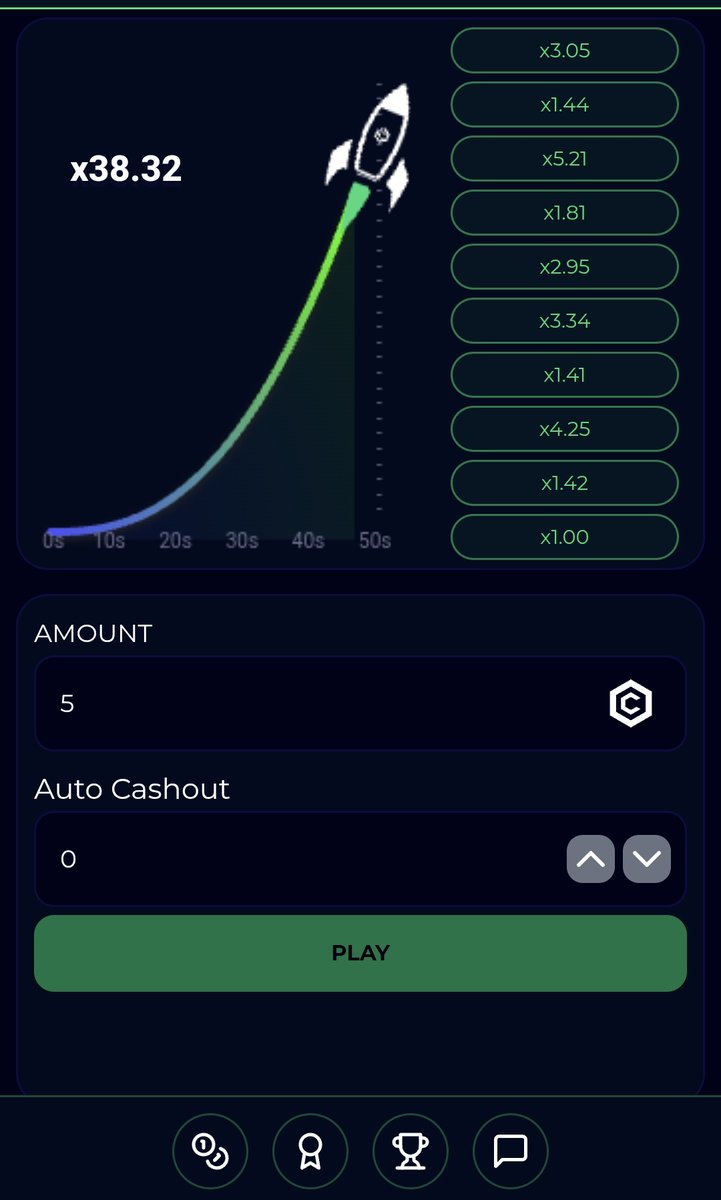 🎰 love gambling ? 🎰 You can now play CRO CRASH on the @onchain_wallet  from https://t.co/zut0VhFYXg Place your bet, launch the rocket and cash out  before it explodes. Will it be x2,