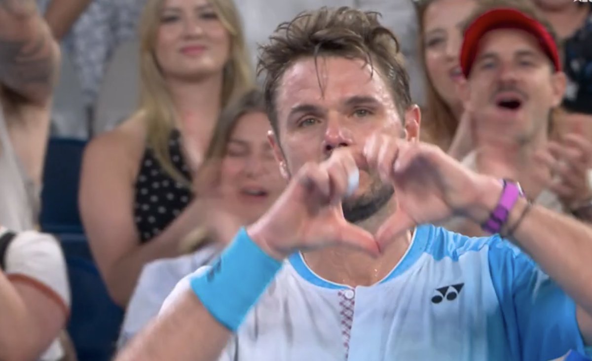 Quite an standing ovation for Stan The Man on John Cain Arena.