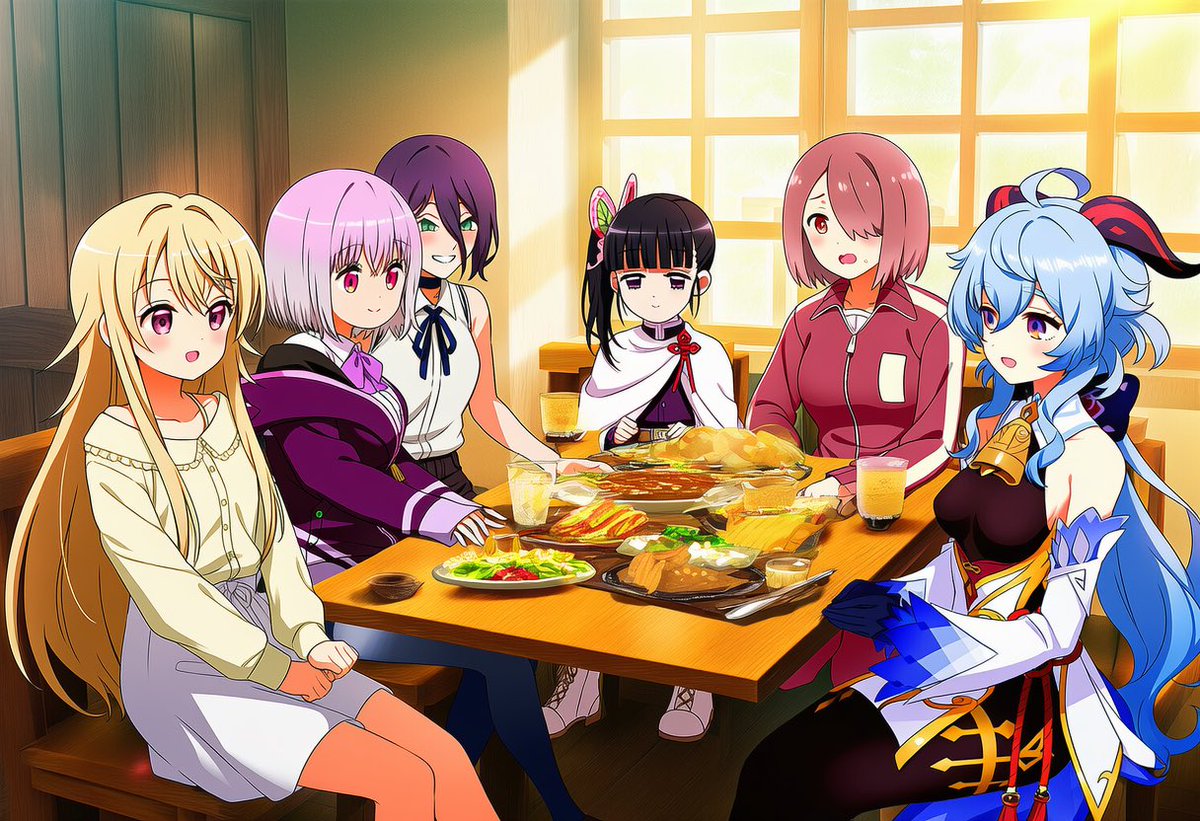 謎の会合に参加するエルちゃん