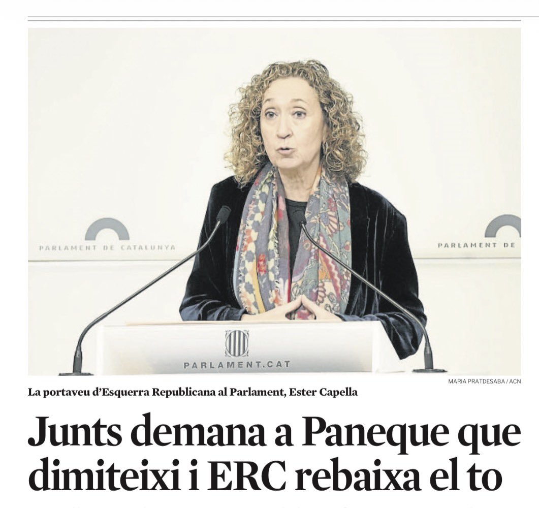 Junts demana la dimissió de la consellera de Mobilitat i reclama una mobilització de país, proposta que recullen i organitzen ANC i Consell. S’hi suma també Òmnium. Mentrestant, ERC es reuneix amb el PSC (ahir a les 8am) i en surt demanant comprensió pel govern. Sense sorpreses.